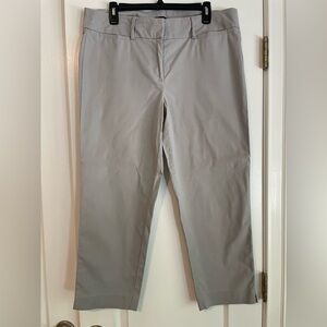 Ann Taylor Factory Light Gray Versatile Ankle Pants